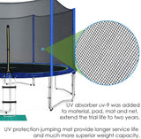 Zupapa Saffun 14' Trampoline With Safety Enclosure