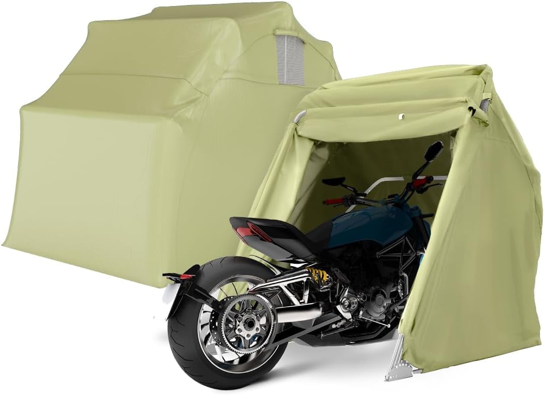 Quictent store motorcycle shelter