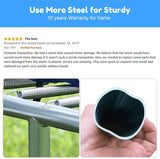 Zupapa Saffun 14' Trampoline With Safety Enclosure