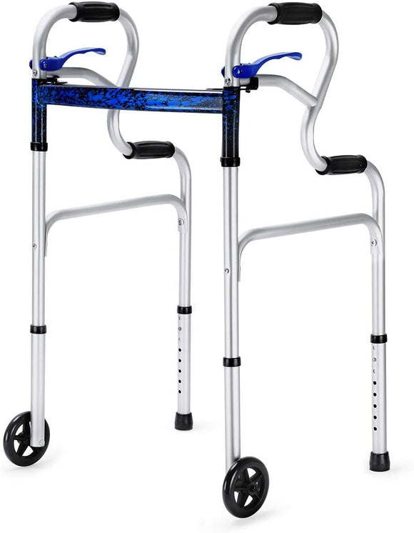 Health Line 3-in-1 Trigger Release Folding Walker With 5