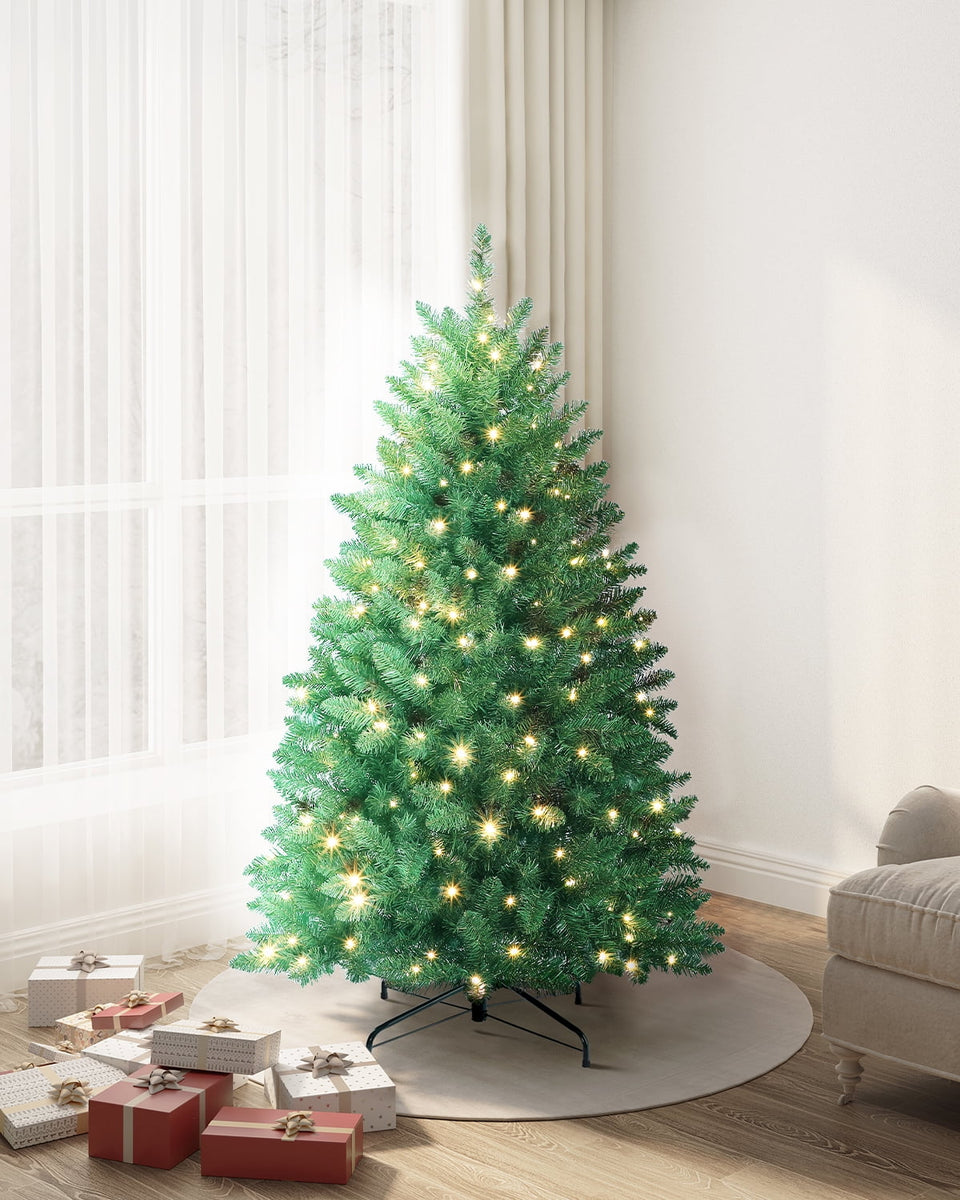 pre lit indoor plants OasisCraft 4.5ft Artificial Christmas Tree with Color Changing LED Lig –  Brandline