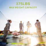 Zupapa Saffun 14' Trampoline With Safety Enclosure