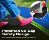 Zupapa 2500LBS Weight Capacity Rectangle Trampoline 13x23FT Outdoor Square Gymnastics Trampolines with 10-Year Quality Assurance for Kids Adults