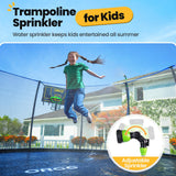 ORCC 1300LBS Weight Capacity Trampoline 16 15 14 12 10 8FT with Basketball Hoop Water Sprinkler Spiral Ground Stakes Outdoor Yard Trampolines for Kids Adults