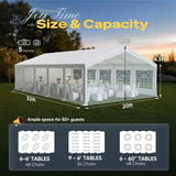 Quictent Premium 20x32 Reinforced Heavy Duty Party Tent with Storage Bags