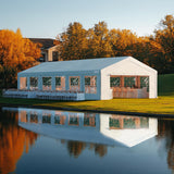 Quictent 20x40ft Heavy Duty Party Tent Outdoor Canopy with Church Windows