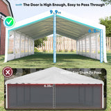 Quictent 20x40ft Heavy Duty Party Tent Outdoor Canopy with Church Windows