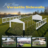 Quictent Premium 20x40 Heavy Duty Party Tent with Church Windows & 6 Storage Bags