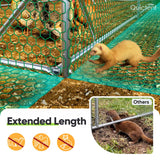 Quictent Essential Series 24x9ft Metal Chicken Coop Run with Climbing Ladder