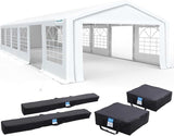 Quictent Premium 20x40 Heavy Duty Party Tent with Church Windows & 6 Storage Bags