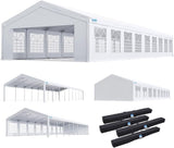 Quictent 20x60 Heavy Duty Party Tent Outdoor Canopy with Church Windows
