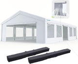 Quictent 20x30ft Heavy Duty Party Tent Outdoor Canopy with Mesh Windows