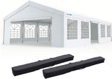 Quictent 20'x30' Heavy Duty Party Tent Outdoor Canopy with Church Windows