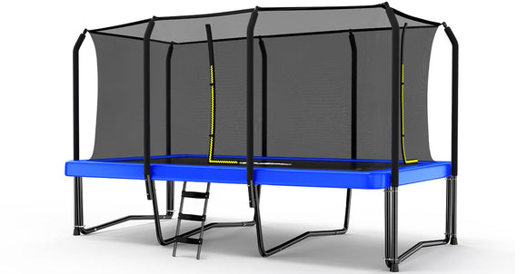 1500LBS Capacity Rectangle Trampoline 9X15FT Zupapa Outdoor Square Gymnastics Trampolines for Kids Adults Long Tumbling Trampoline