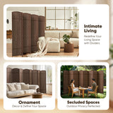 JOSTYLE 8 Panel Room Divider, Privacy Screen & Room Separation, Extra Wide