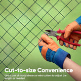 Quictent 3.3 x 50 FT Hardware Cloth for Chicken Coop, 1 inch 20 Gauge Dark Green Vinyl Coated Chicken Wire Mesh, Predator Proof Chicken Fence, Garden Netting