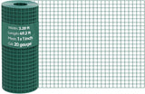 Quictent 3.3 x 50 FT Hardware Cloth for Chicken Coop, 1 inch 20 Gauge Dark Green Vinyl Coated Chicken Wire Mesh, Predator Proof Chicken Fence, Garden Netting