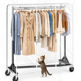 HOKEEPER Z Rack for Clothes with Cover Load 500 LBS with Display Arms