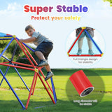 Zupapa Climbing Dome with Hammock for Kids 3 to10 Outdoor Play, Supports up to 1000lbs Jungle Gym