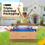 Zupapa Electric Scooter with Seat for Kids Ages 6-12, 6" Pneumatic Tire, Up to 10 mph and 70 min Ride Time, for Riders up to 155 lbs, Removable Seat 2 Riding Styles Purple