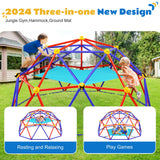 Zupapa Climbing Dome with Hammock for Kids 3 to10 Outdoor Play, Supports up to 1000lbs Jungle Gym