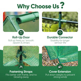 Quictent Mini Greenhouse, Portable Quick-Setup Small Tabletop Waterproof UV Protected PE Cover Shelter for Outdoors/Indoors W/ Raised Base for Garden Plant Seed Starting, 2 Packs, 36"x18"x33", Green