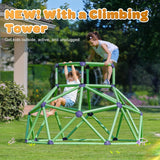 Zupapa Monkey Bars Climbing Dome with Hammock - Sturdy & Portable Jungle Gym with Hammock for Kids, Backyard Playset for Toddlers, Active Outdoor Fun for Kids, Lightweight & Easy Assembly