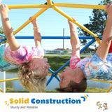 Zupapa Climbing Dome with Hammock, Supports up to 1000lbs Jungle Gym,10FT Dome Climber with Hammock for Kids 3 to 10 Outdoor Play Equipment Blue