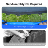 1500LBS Capacity Rectangle Trampoline 9X15FT Zupapa Outdoor Square Gymnastics Trampolines for Kids Adults Long Tumbling Trampoline