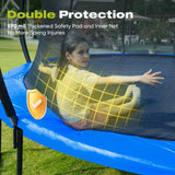 Kids Trampoline with 8-12 Added Stabilizer Bars