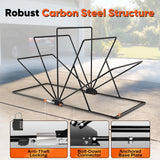 Quictent Motorcycle Garage Pod Shelter Hard Shell with Code Lock&Carry Bag,Black