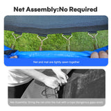 Zupapa 1800LBS Weight Capacity Rectangle Trampoline 10x17FT 9X15FT 8X14FT Outdoor Square Gymnastics Trampolines with Basketball Hoops for Kids Adults Long Large Big Rectangular Tumbling Trampolin