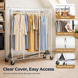 HOKEEPER Z Rack for Clothes with Cover Load 500 LBS with Display Arms