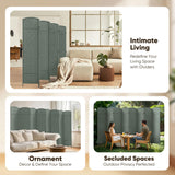 JOSTYLE 8 Panel Room Divider, Privacy Screen & Room Separation, Extra Wide