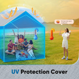 Quictent 10x20 ft Carport Replacement Tarp Canopy Top Cover with Bungee Balls, Gray