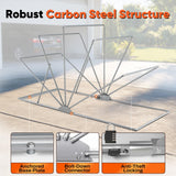 Quictent Motorcycle Garage Pod Shelter Hard Shell with Code Lock&Carry Bag, Light Gray