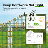 Quictent Advanced Series 12x9x6.6ft Metal Chicken Coop Run with Wooden Nesting Box, Walk-in Outdoor Poultry Cage Heavy Duty Predator Proof Hen Duck Rabbit Farm House, Waterproof Anti-UV Cover