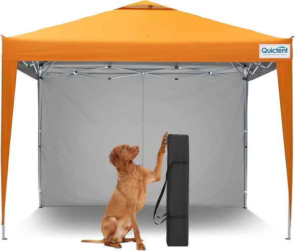 Quictent 10x10 Pop Up Canopy Tent - Instant Setup Gazebo for 1 Person, Portable & Compact, Waterproof & UV Protection, Ideal for Camping, Beach, Parties, and Outdoor Events