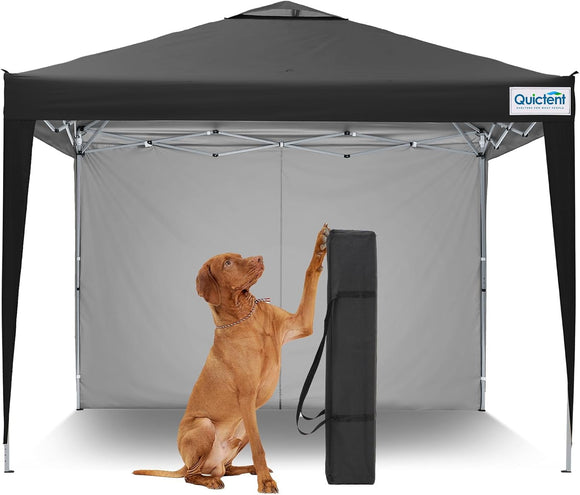 Quictent 10x10 Pop Up Canopy Tent - Instant Setup Gazebo for 1 Person, Portable & Compact, Waterproof & UV Protection, Ideal for Camping, Beach, Parties, and Outdoor Events