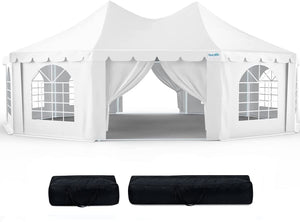 Quictent 29' x 21'Large Event Wedding Gazebo Canopy Heavy Duty Party Tent with Extra Reinforced Ground Bar