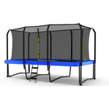 1500LBS Weight Capacity Rectangle Trampoline without Basketball Boards