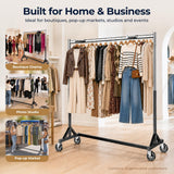 HOKEEPER Z Rack for Clothes Heavy Duty Hold 500 LBS with Display Arms