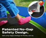 Zupapa 2500LBS Weight Capacity Rectangle Trampoline 13x23FT Outdoor Square Gymnastics Trampolines with 10-Year Quality Assurance for Kids Adults Large Commercial Grade Rectangular Pro Trampoline