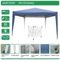 Quictent 8x8 ft EZ Pop Up Canopy Instant Folding Gazebo Outdoor Party Tent