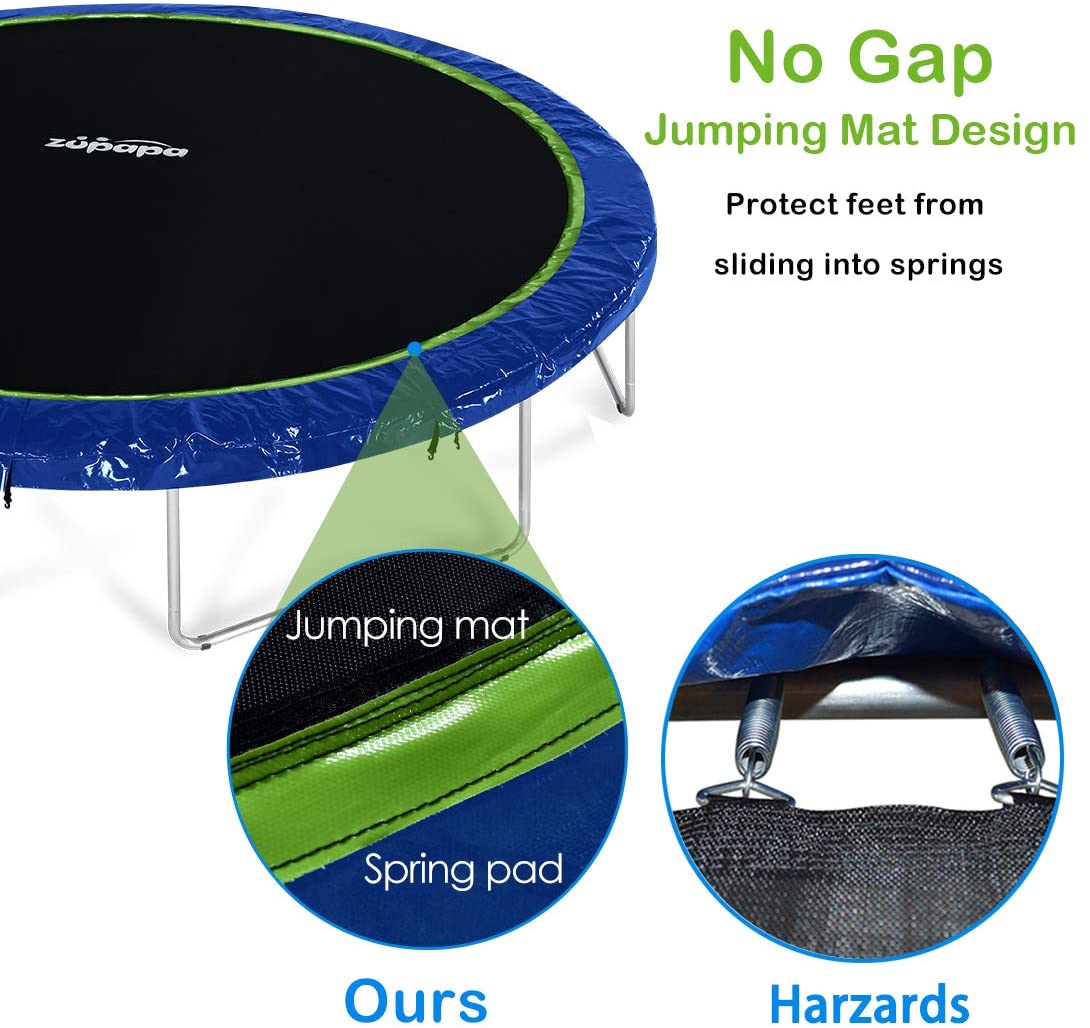 Zupapa Saffun 14' Trampoline With Safety Enclosure – Brandline