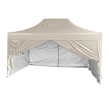 Qucitent 4Season Pyramid 10' x 15' Pop Up Canopy-Beige