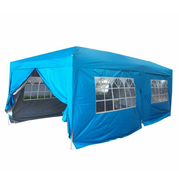 Quictent 4Season Standard 10' x 20' Pop Up Canopy-Light Blue