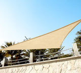 Quictent Woven 11.5' Triangle Shade Sail-Sandy