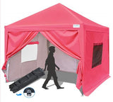 Quictent Upgraded Privacy 10' x 10' Pop Up Canopy-Pink