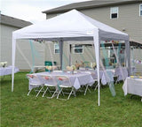 Quictent Upgraded Privacy 10' x 10' Pop Up Canopy-White